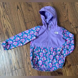 The North Face Purple and Pink Hooded Jacket